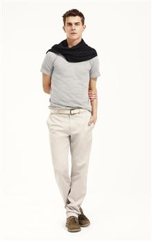 Slim Pants, Beige, large image number 2