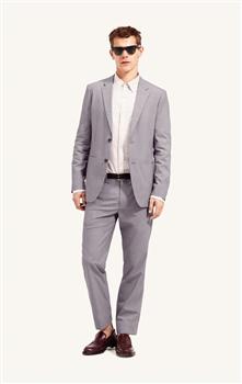 Straight Leg Trousers, Navy, large image number 2